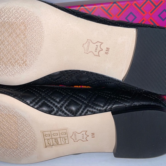 NWB Tory Burch Marion Quilted Ballet Flat Black - Picture 11 of 11